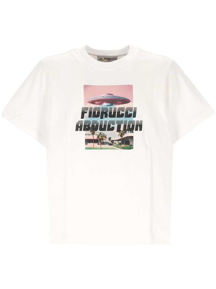 FIORUCCI 그래픽 프린트 크루넥 티셔츠