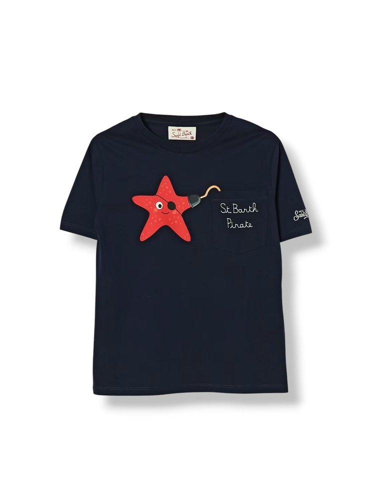 MC2 SAINT BARTH 체스트 포켓 크루넥 티셔츠