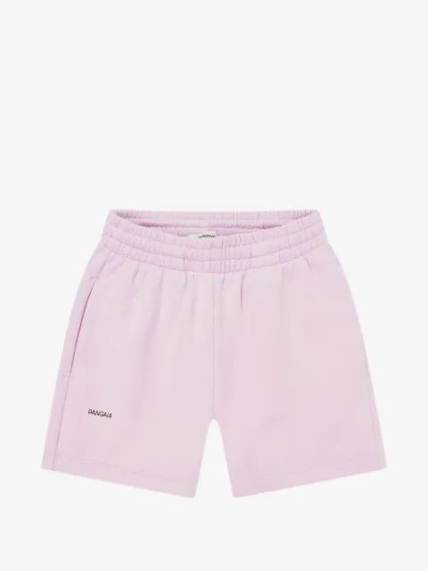 Pangaia Kids 로고 프린트 엘라스틱 숏츠
