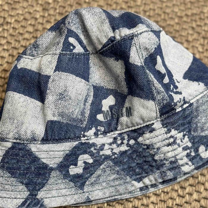 MSGM 24SS MSGM키즈 로고 데님 버킷햇