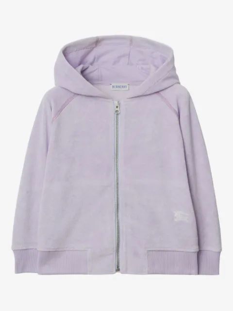 Burberry Kids 집업 테리 클로스 후드티