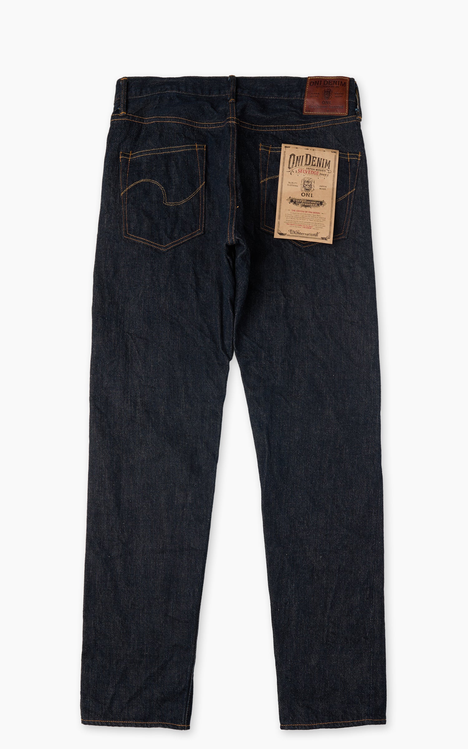 ONI DENIM 622-GC15 릴랙스드 테이퍼드 데님 그린캐스트 15oz