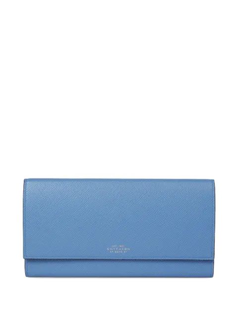 Smythson 마샬 가죽 여행 지갑