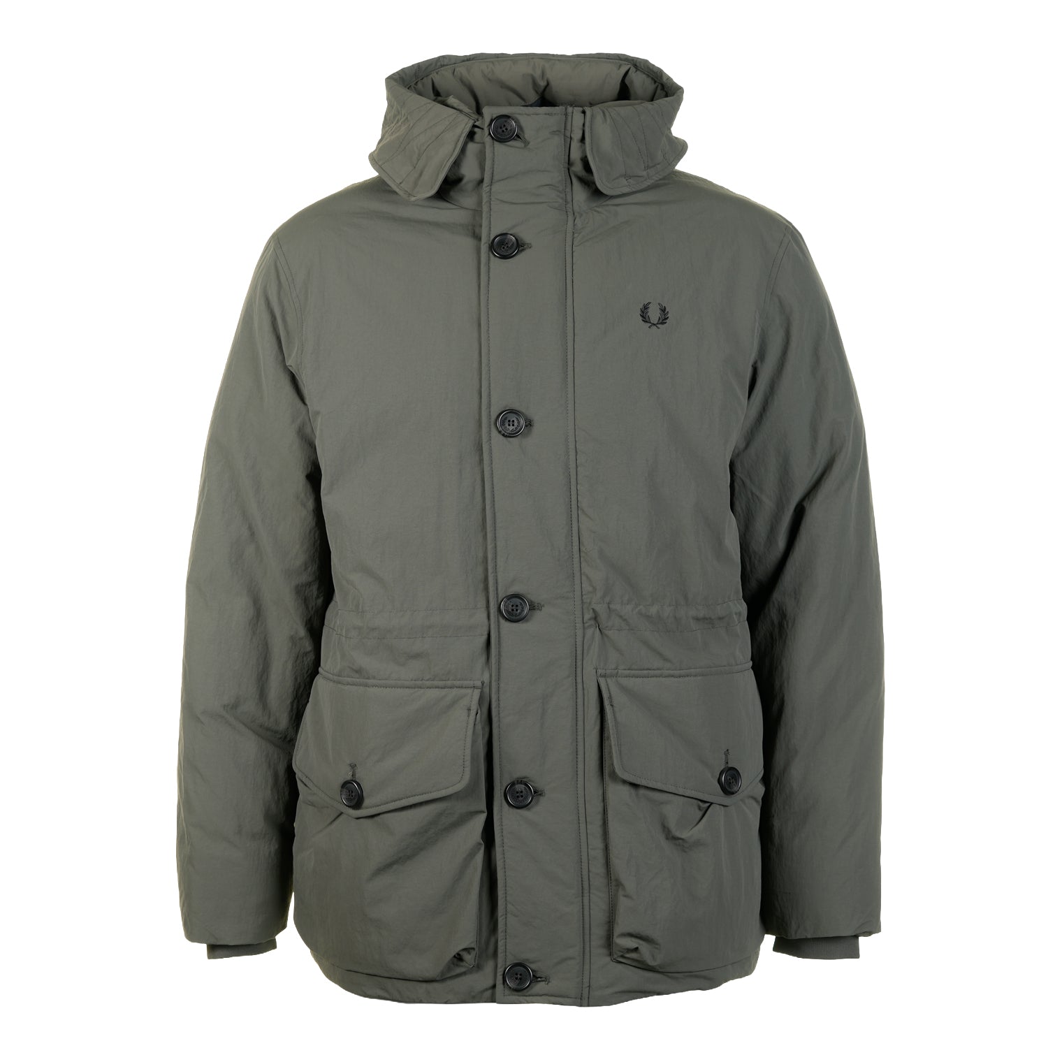 Fred Perry 패딩 패치 포켓 파카
