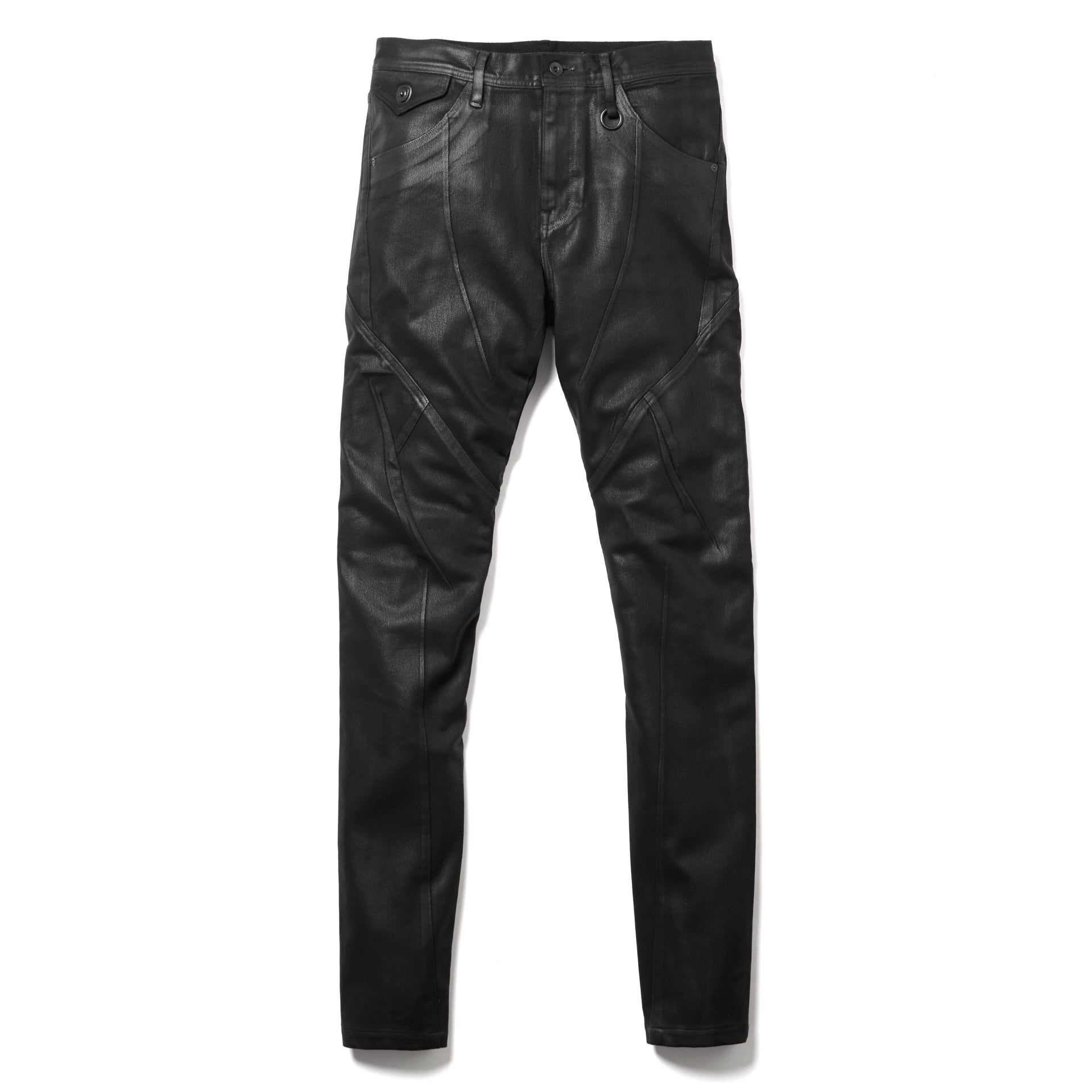 Julius 957PAM9 블랙 드로이드 스키니 팬츠