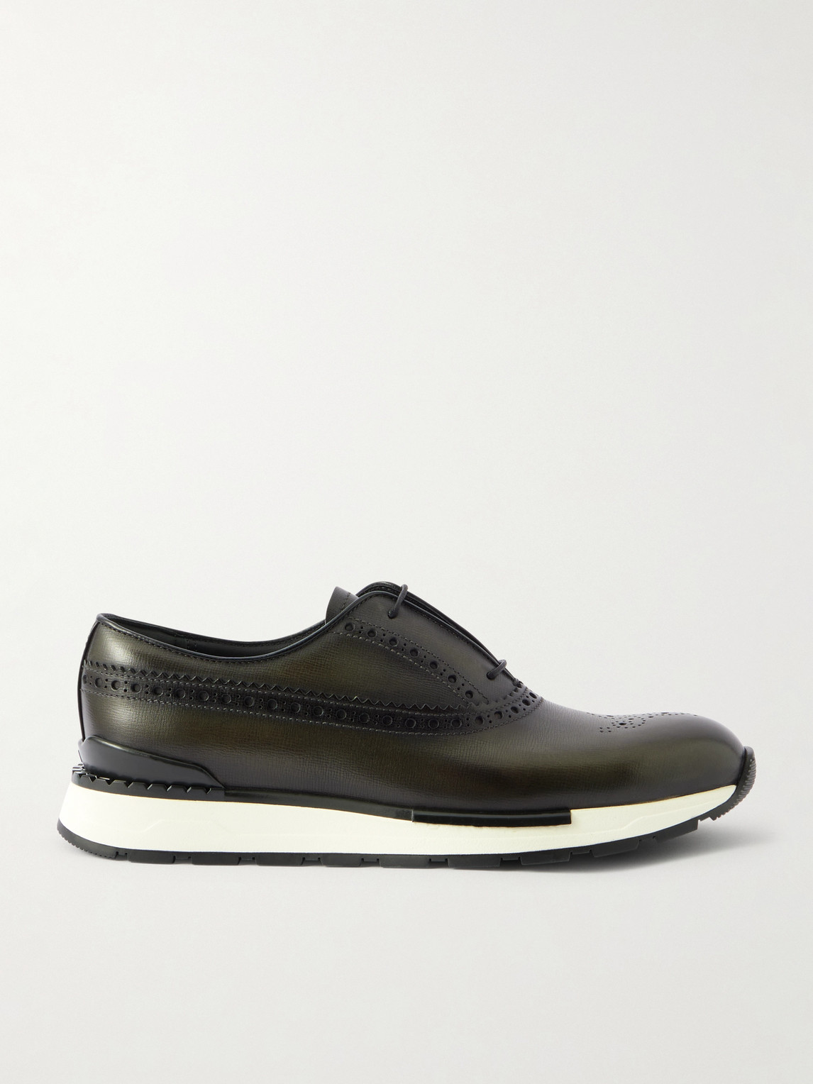 BERLUTI 패스트 트랙 베네치아 가죽 옥스포드 스니커즈
