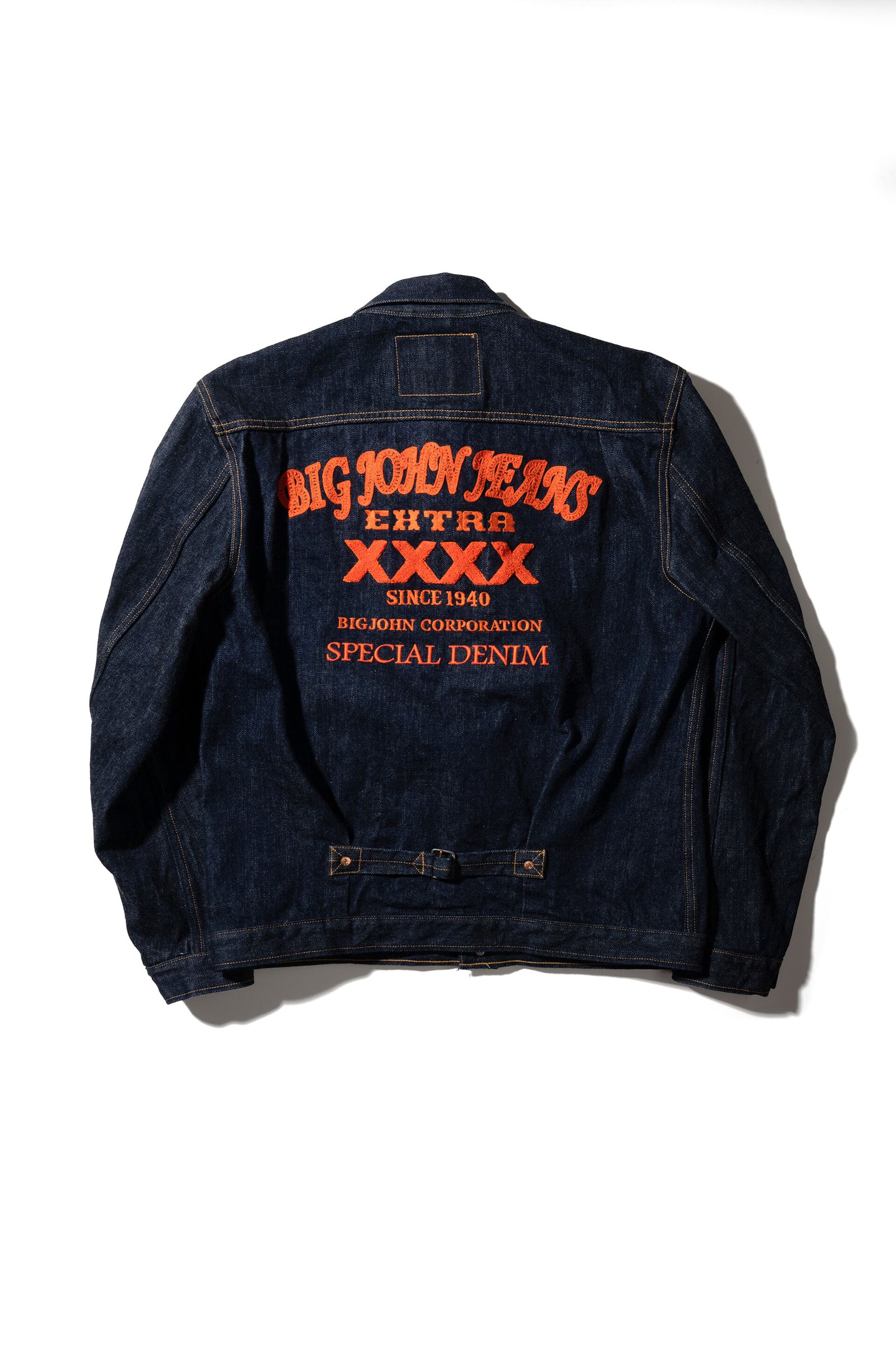 BIG JOHN XXXX-EXTRA 엠브 데님 자켓 15.8oz 오가닉 코튼