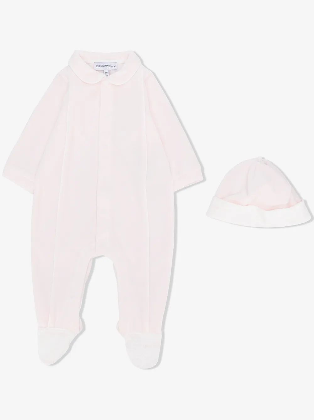 Emporio Armani Kids 슬림핏 롬퍼 수트