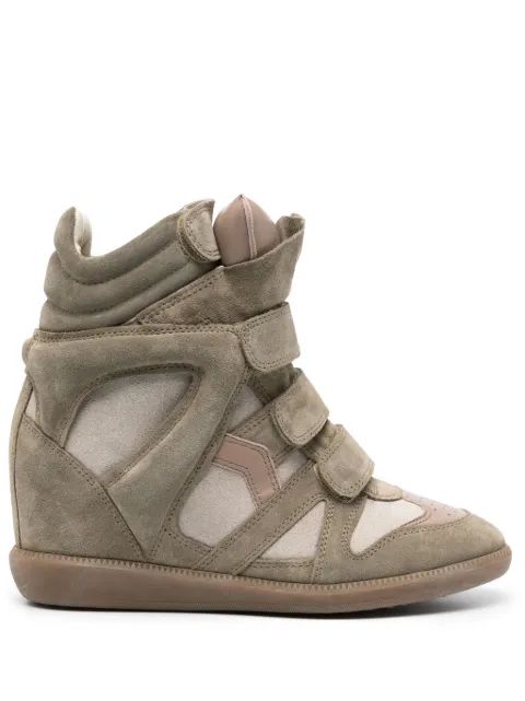 ISABEL MARANT 베켓 스웨이드 스니커즈 80mm