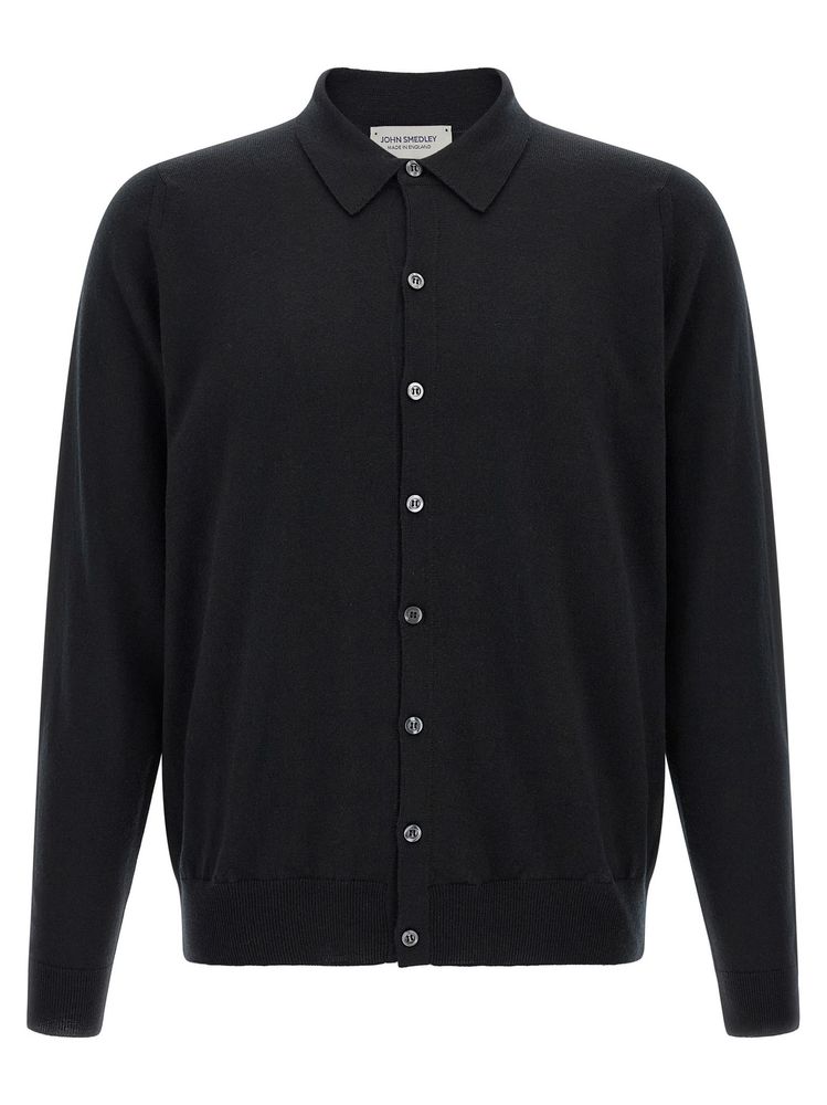 JOHN SMEDLEY 티보 버튼 니트 셔츠