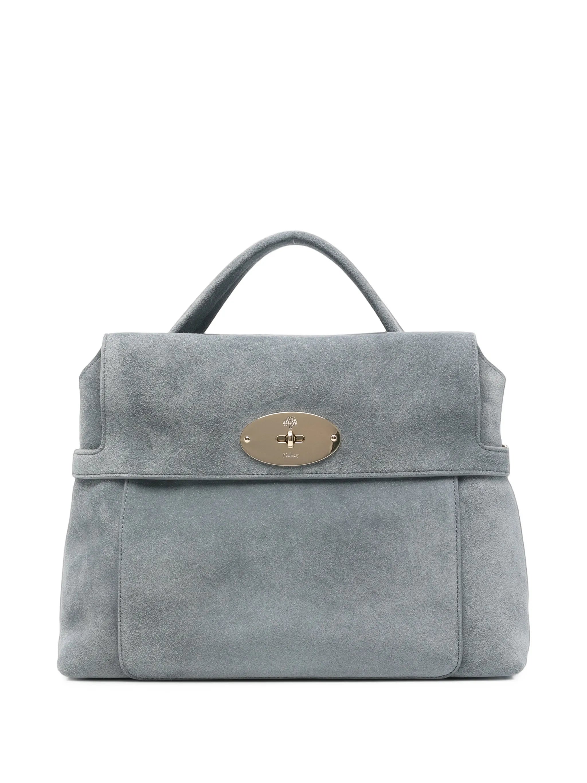MULBERRY 스티비 스웨이드 토트백