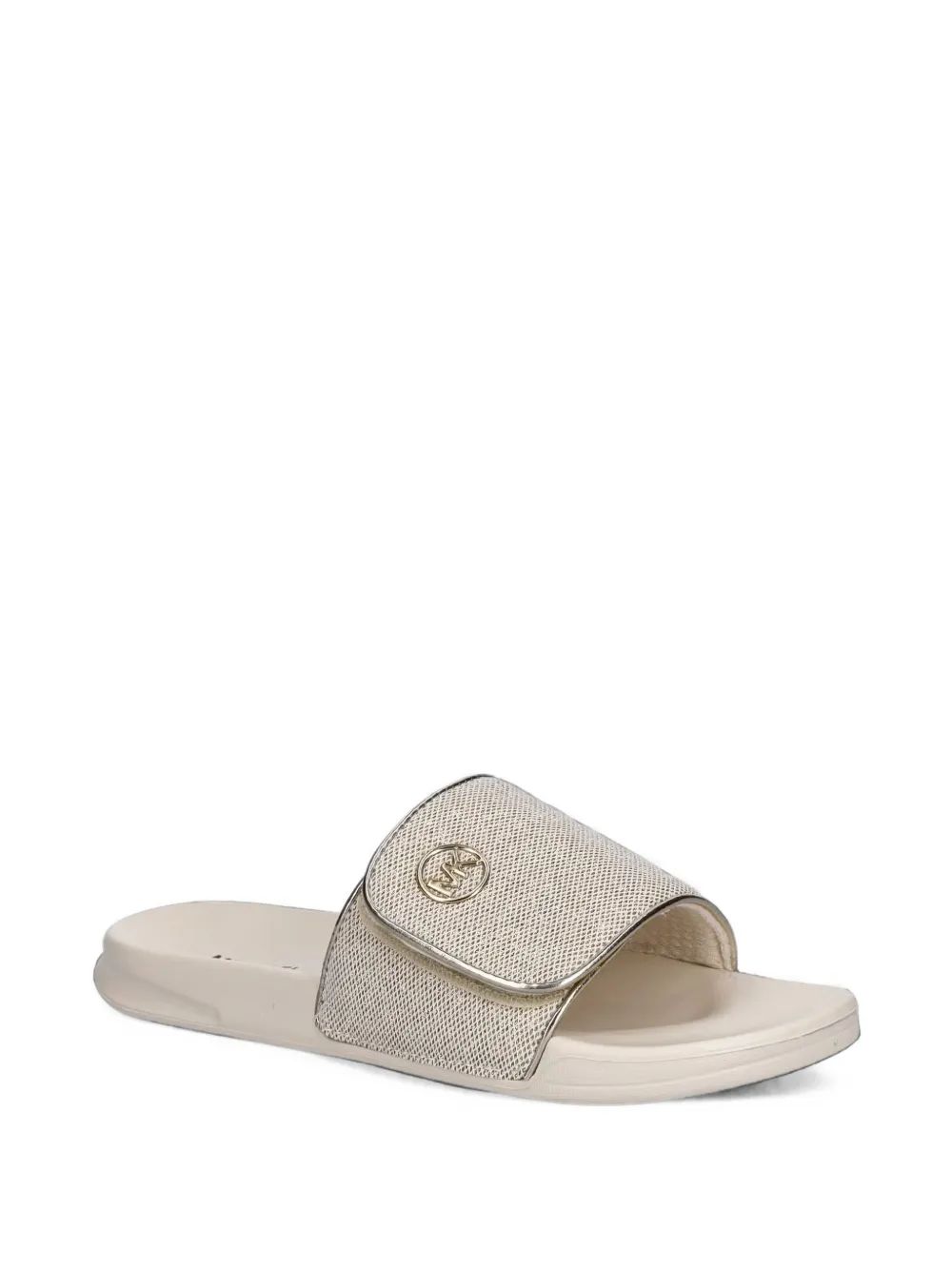Michael Kors Kids 제트 다비 로고 플라크 슬라이드