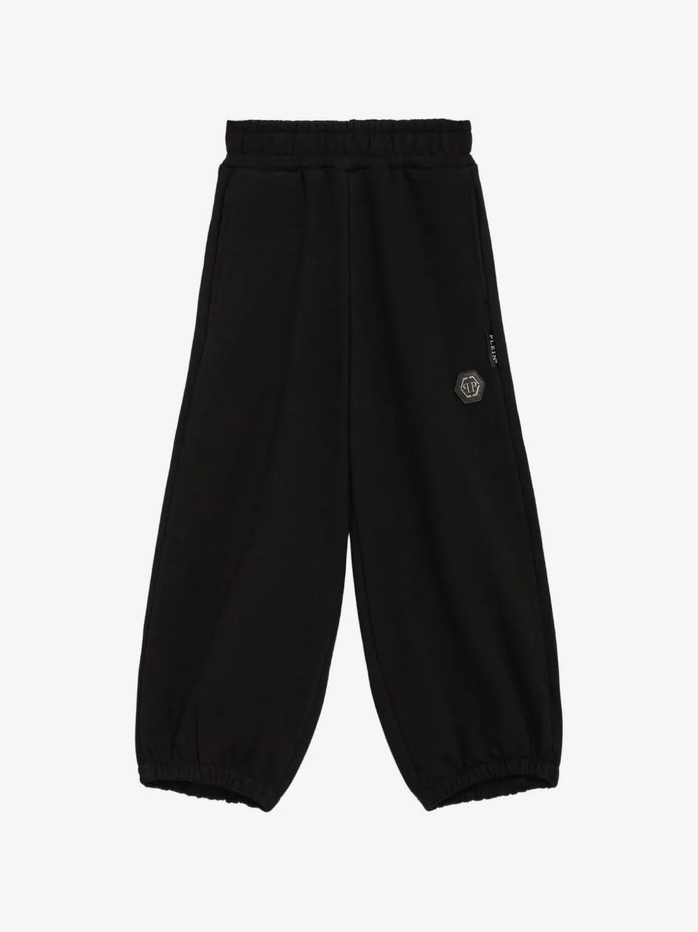 Philipp Plein Kids 로고 패치 트랙 팬츠