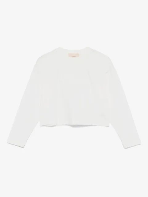 ELISABETTA FRANCHI 로고 자수 티셔츠
