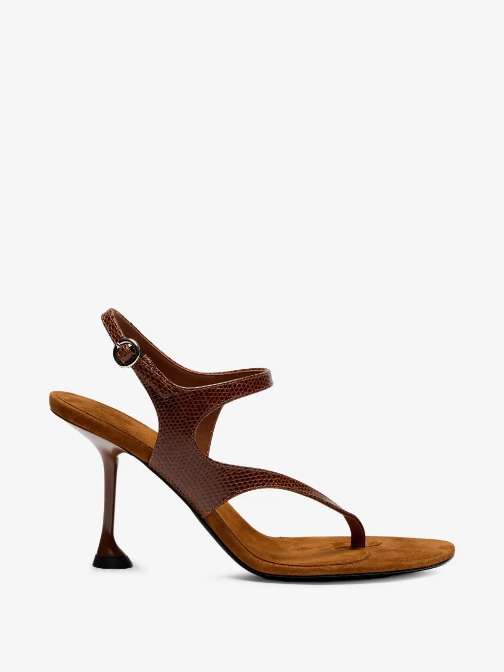 PROENZA SCHOULER 엠보스드 리자드 콤보 티 85 쪼리 샌들