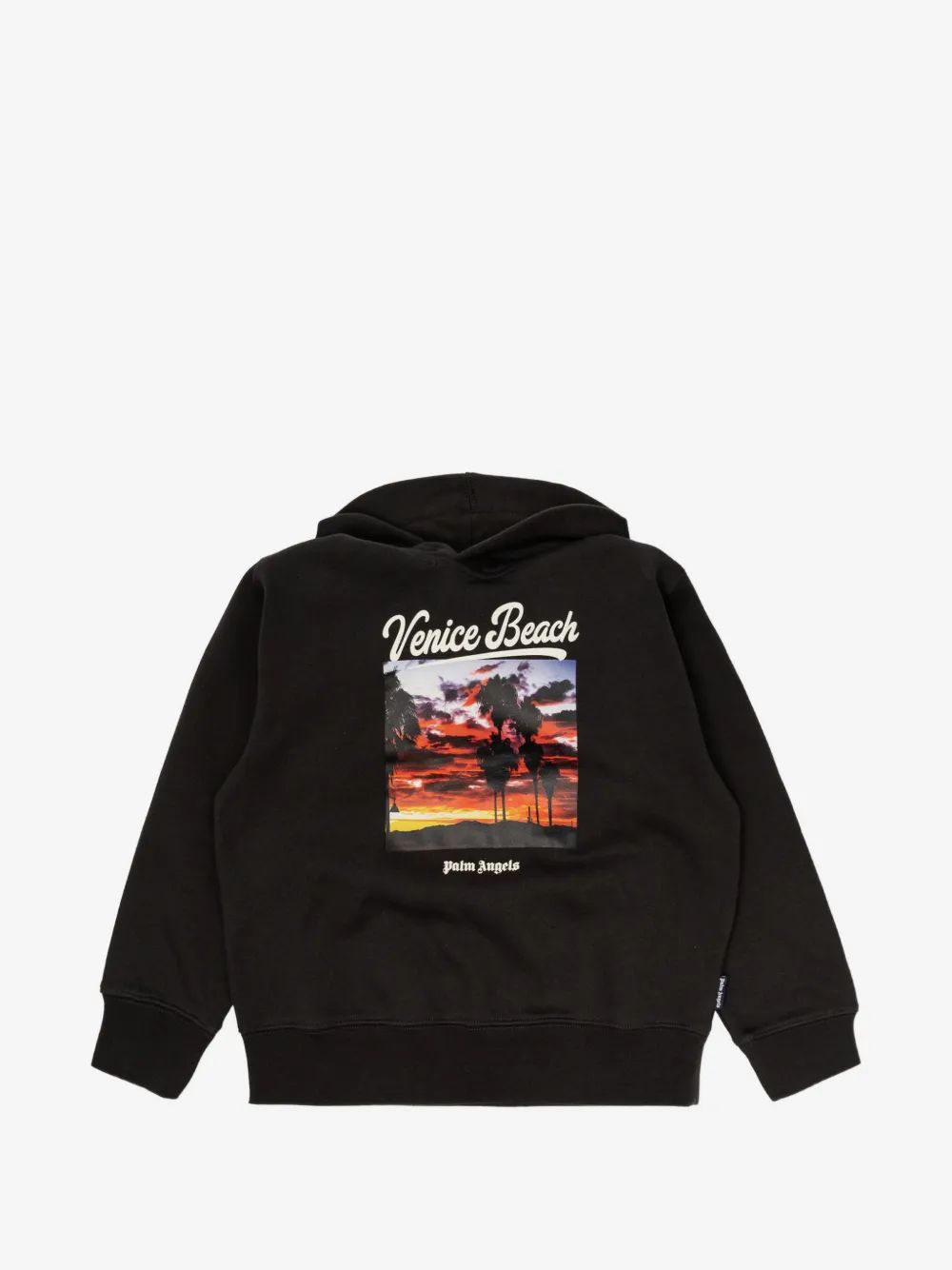 Palm Angels Kids 그래픽 프린트 후드티