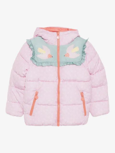 Stella McCartney Kids 그래픽 프린트 패딩 자켓