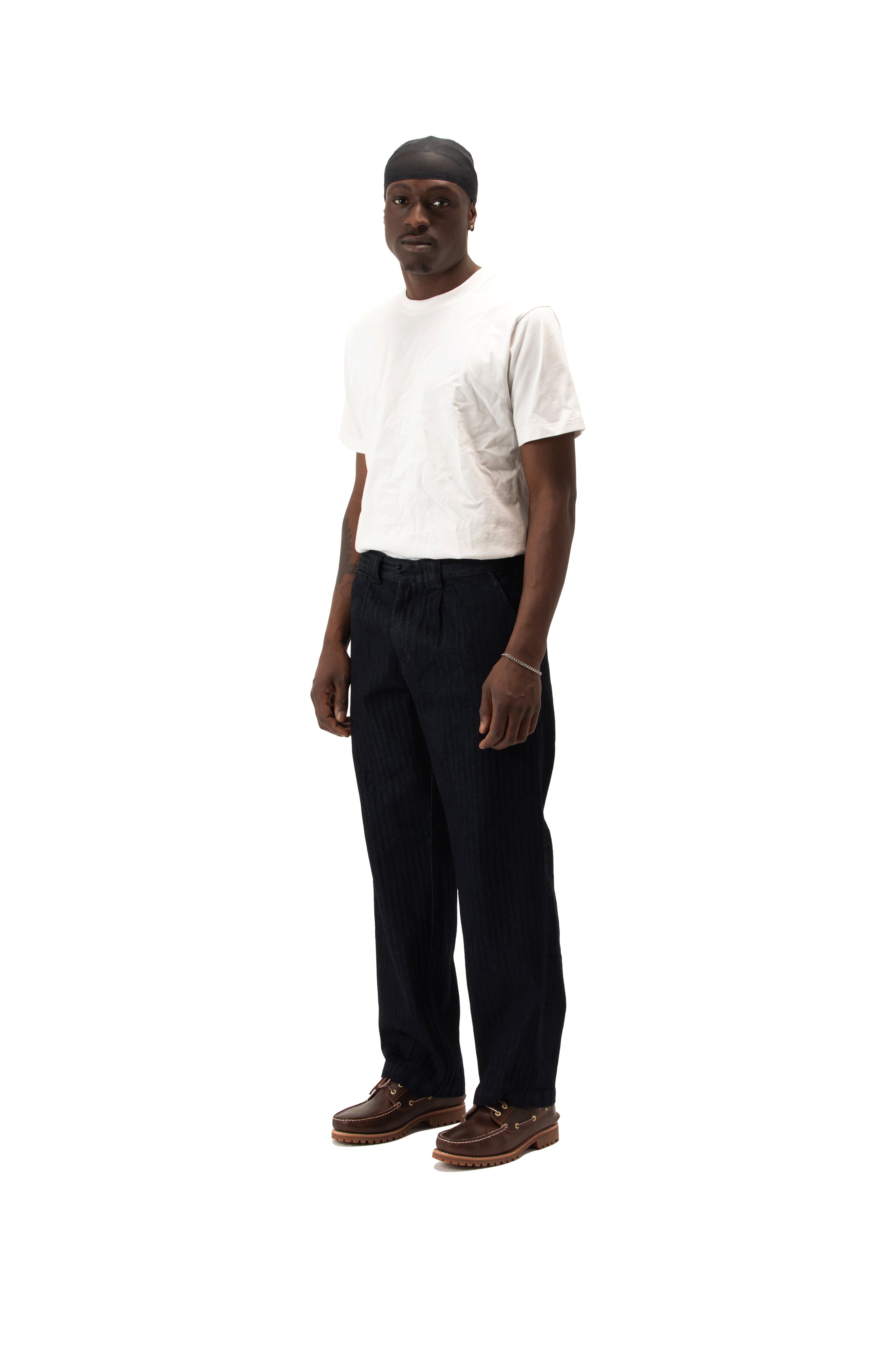 DICKIES 셀비지 헤링본 데님 린스