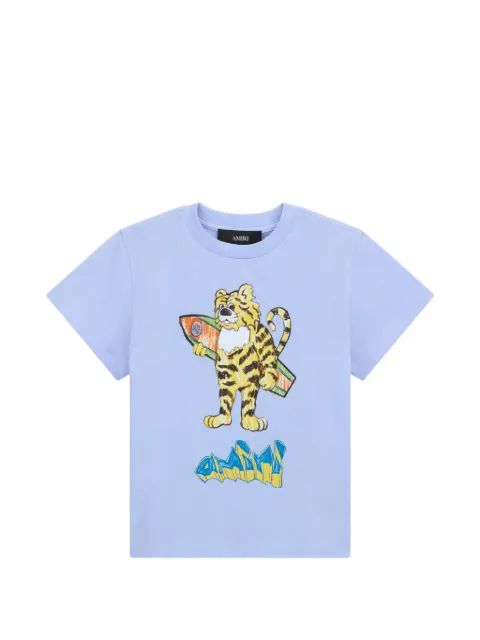 AMIRI KIDS 호랑이 무늬 티셔츠