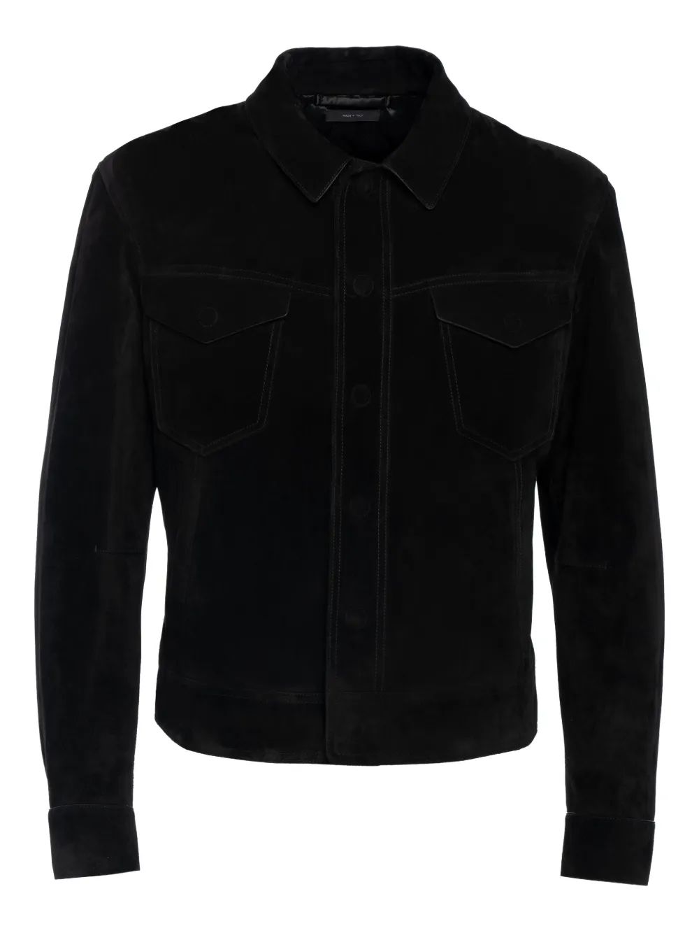TOMFORD 톰포드 블랙 스웨이드 웨스턴 자켓 LBI002 LMS028 LB999