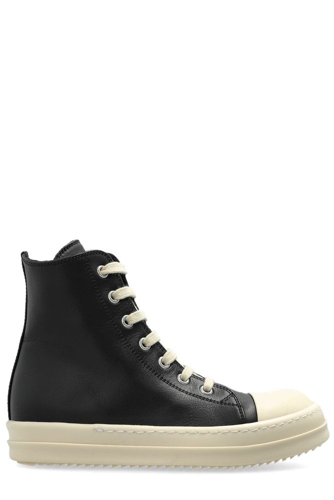 Rick Owens Kids 하이탑 레이스업 스니커즈
