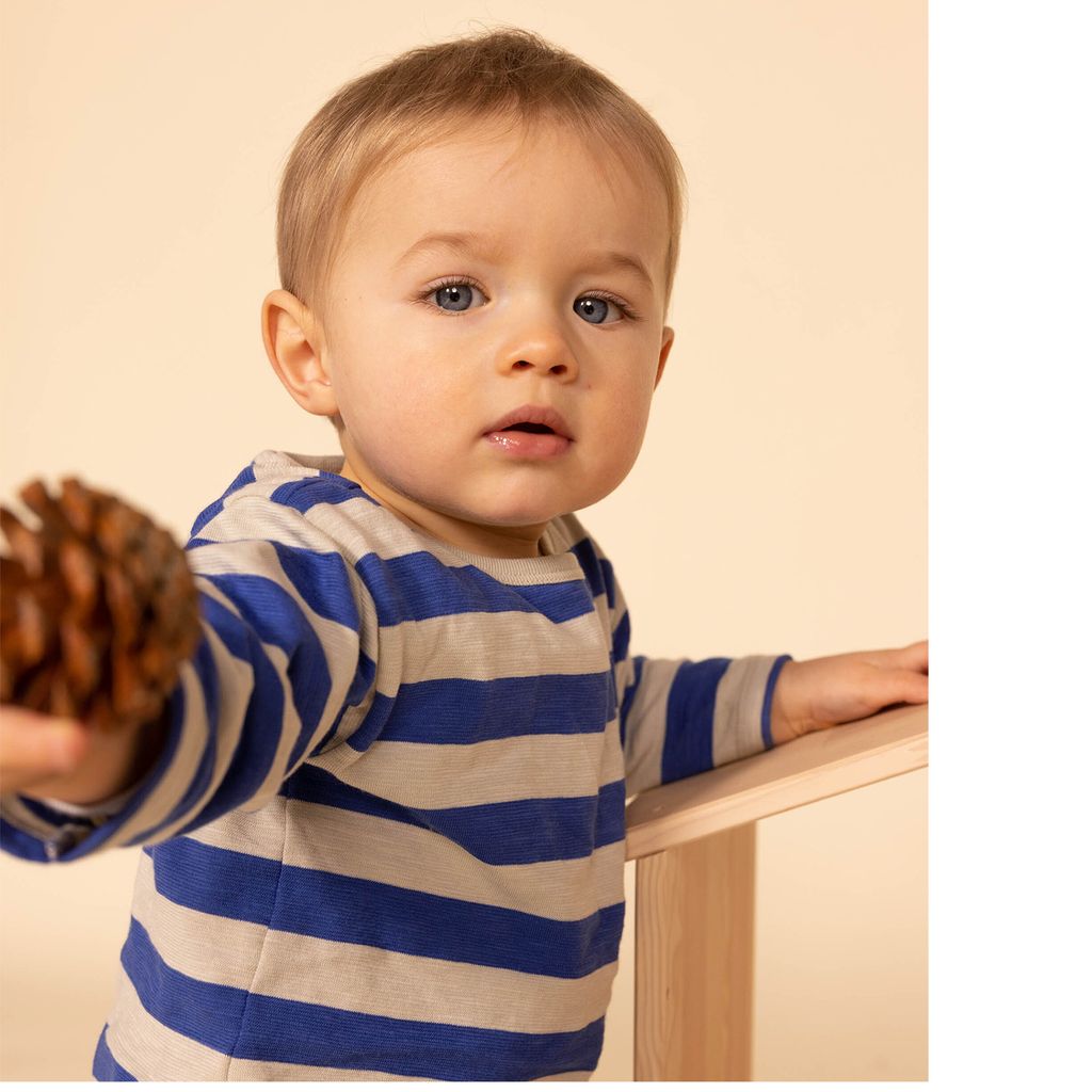 PETIT BATEAU KIDS 퀼팅 아기 바지 베이지