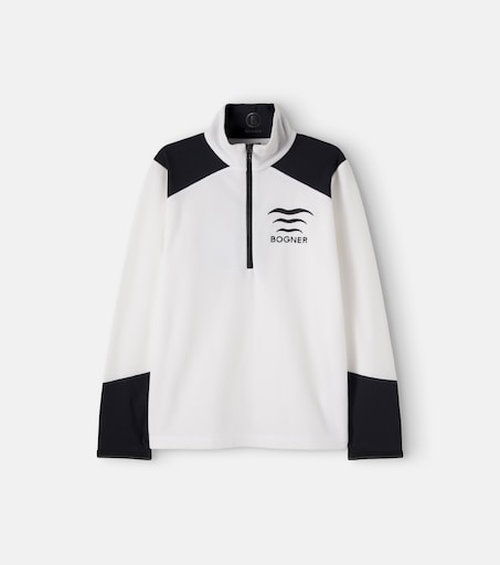 Bogner Kids 플리스 하프 집업 스키 탑