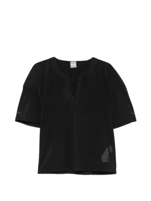 MAX MARA LEISURE 피다토 브이넥 블라우스