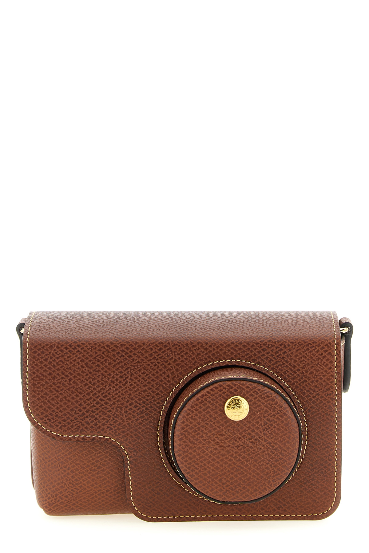 LONGCHAMP XS 에퓨르 파인 그레인 러시아 가죽 크로스바디 백 카메라 전용 공간