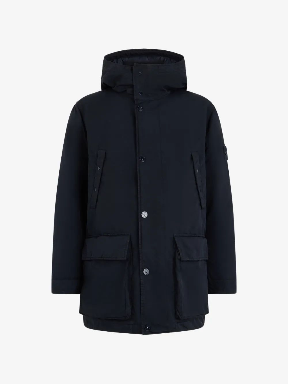 STONE ISLAND 데이비드-TC S.I. 고스트 숏 다운 파카