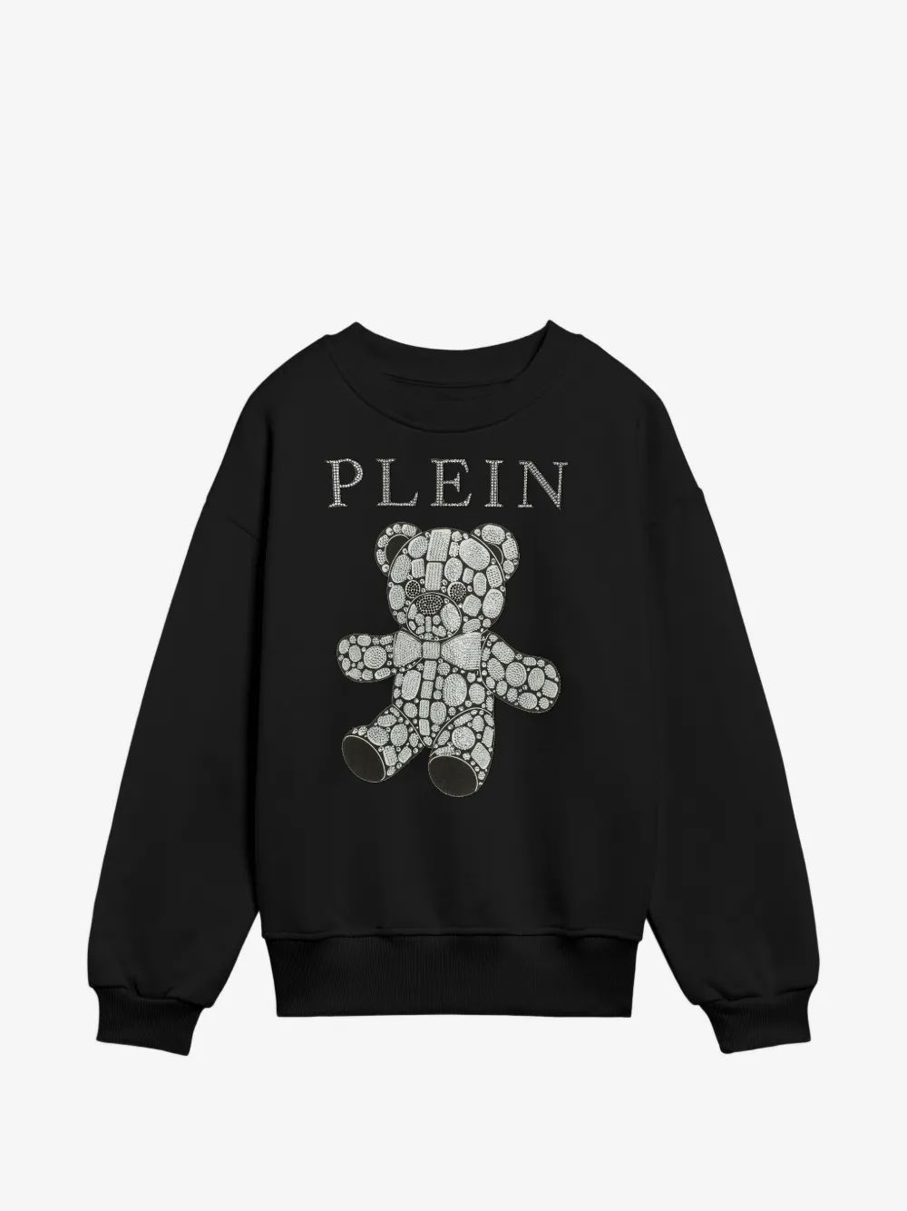 Philipp Plein Kids 크리스탈 장식 테디 모티프 맨투맨