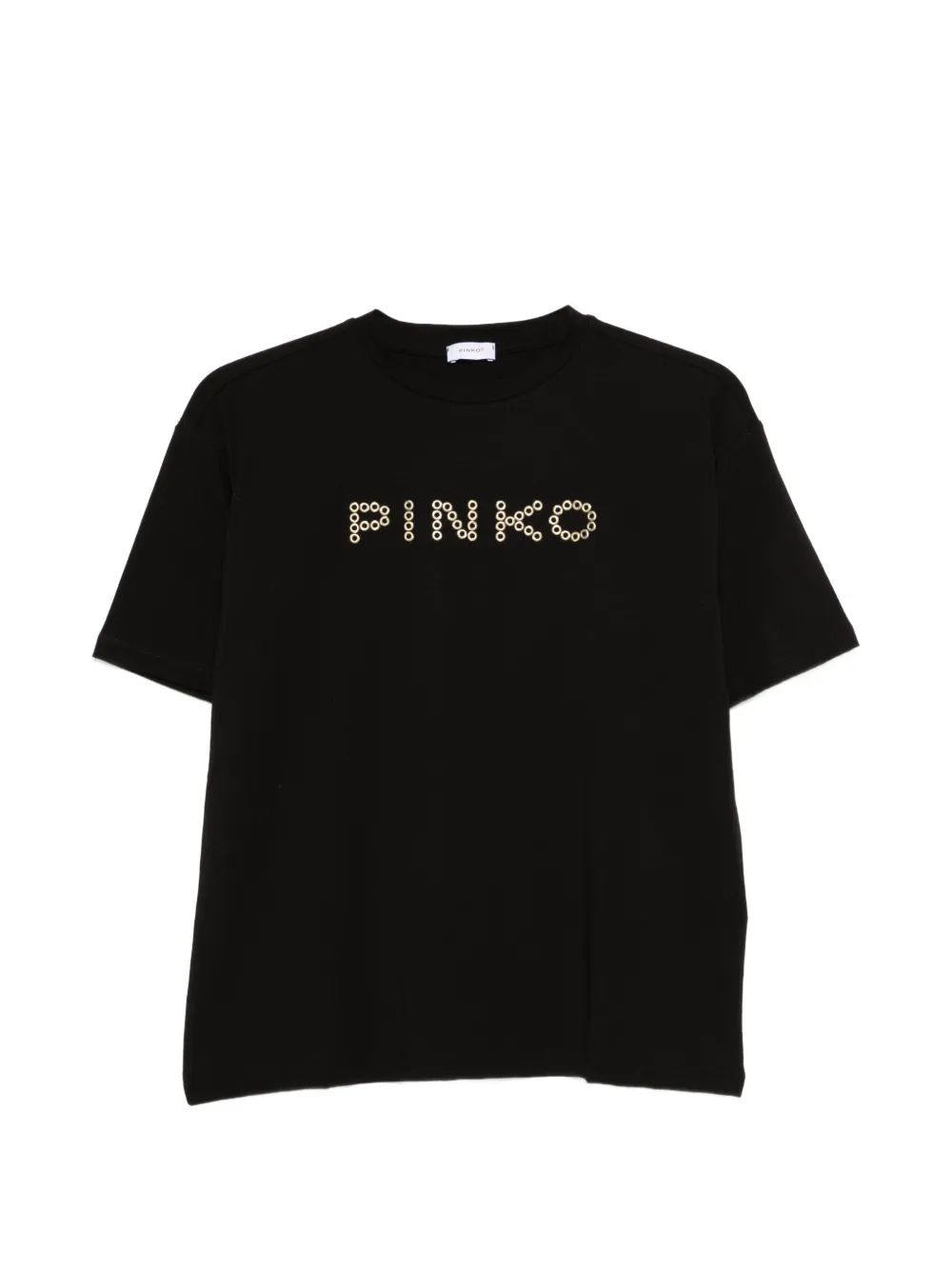 Pinko Kids 로고 아플리케이션 티셔츠