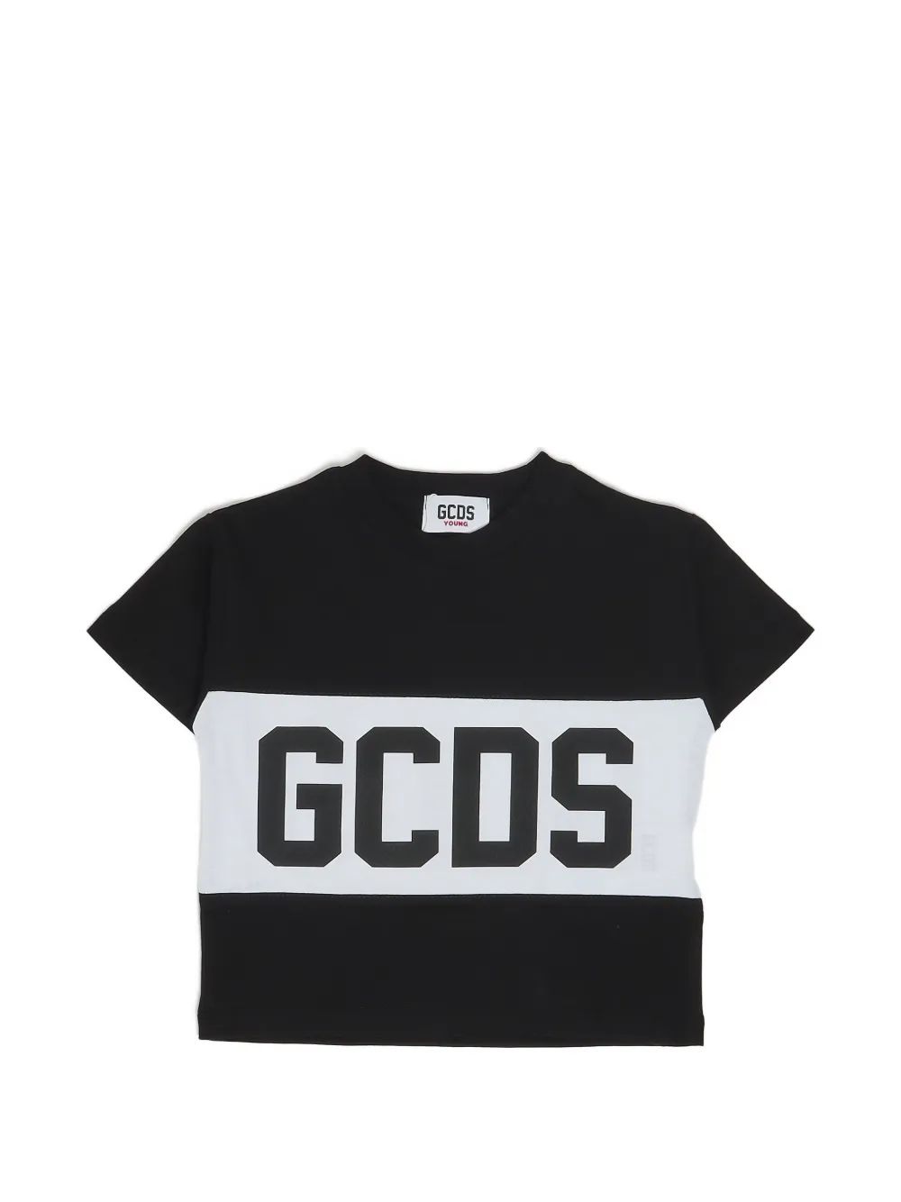 Gcds Kids 로고 프린트 패널 티셔츠