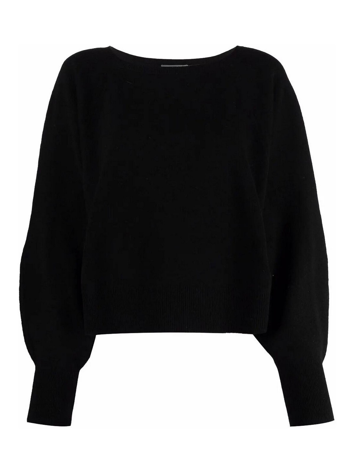 ALBERTA FERRETTI 브이넥 러플 스웨터