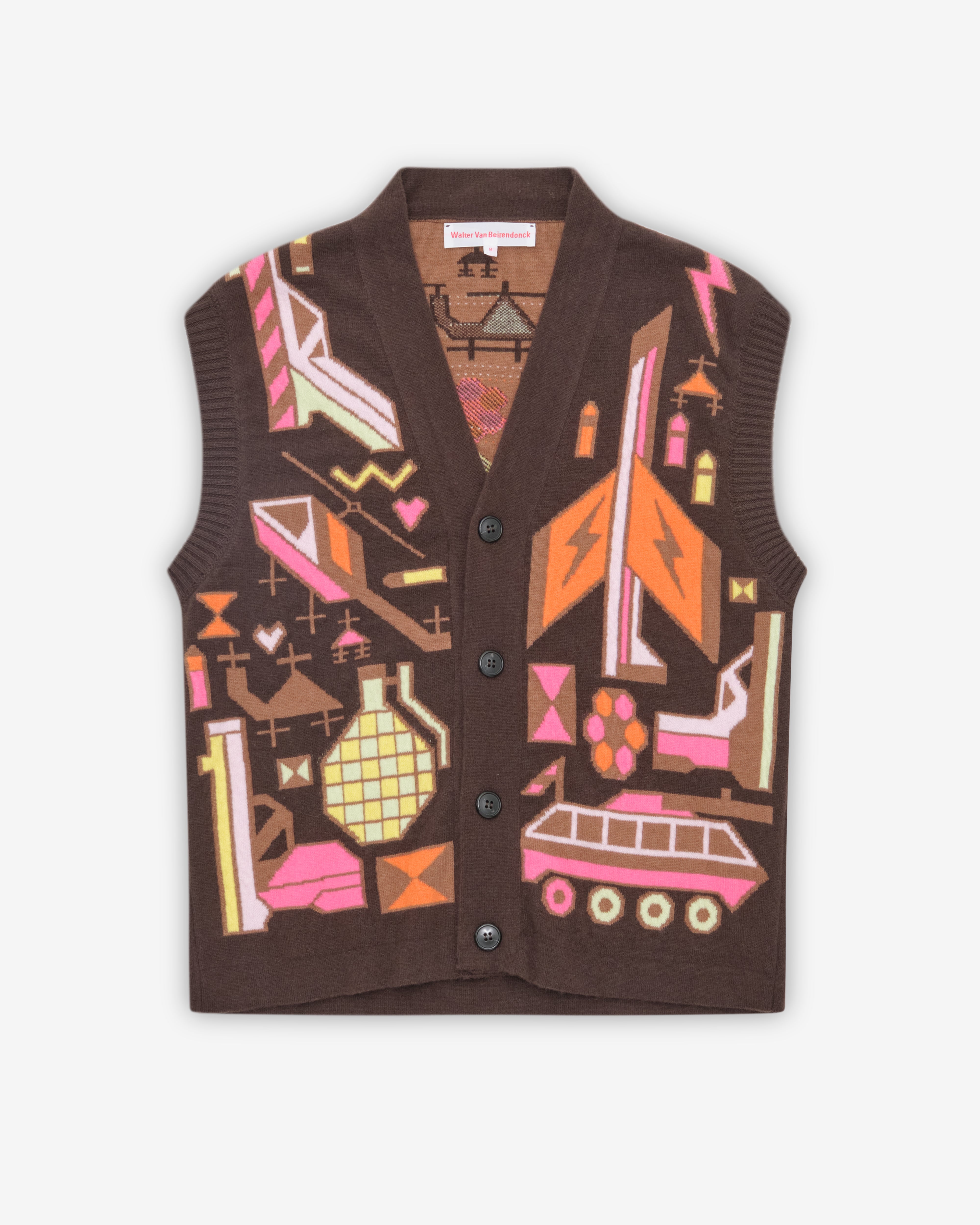 Walter Van Beirendonck 남성 스톱 워 카드건