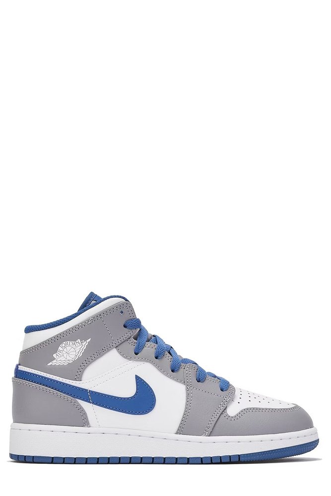 Nike Kids 트루 블루 시멘트 하이탑 스니커즈
