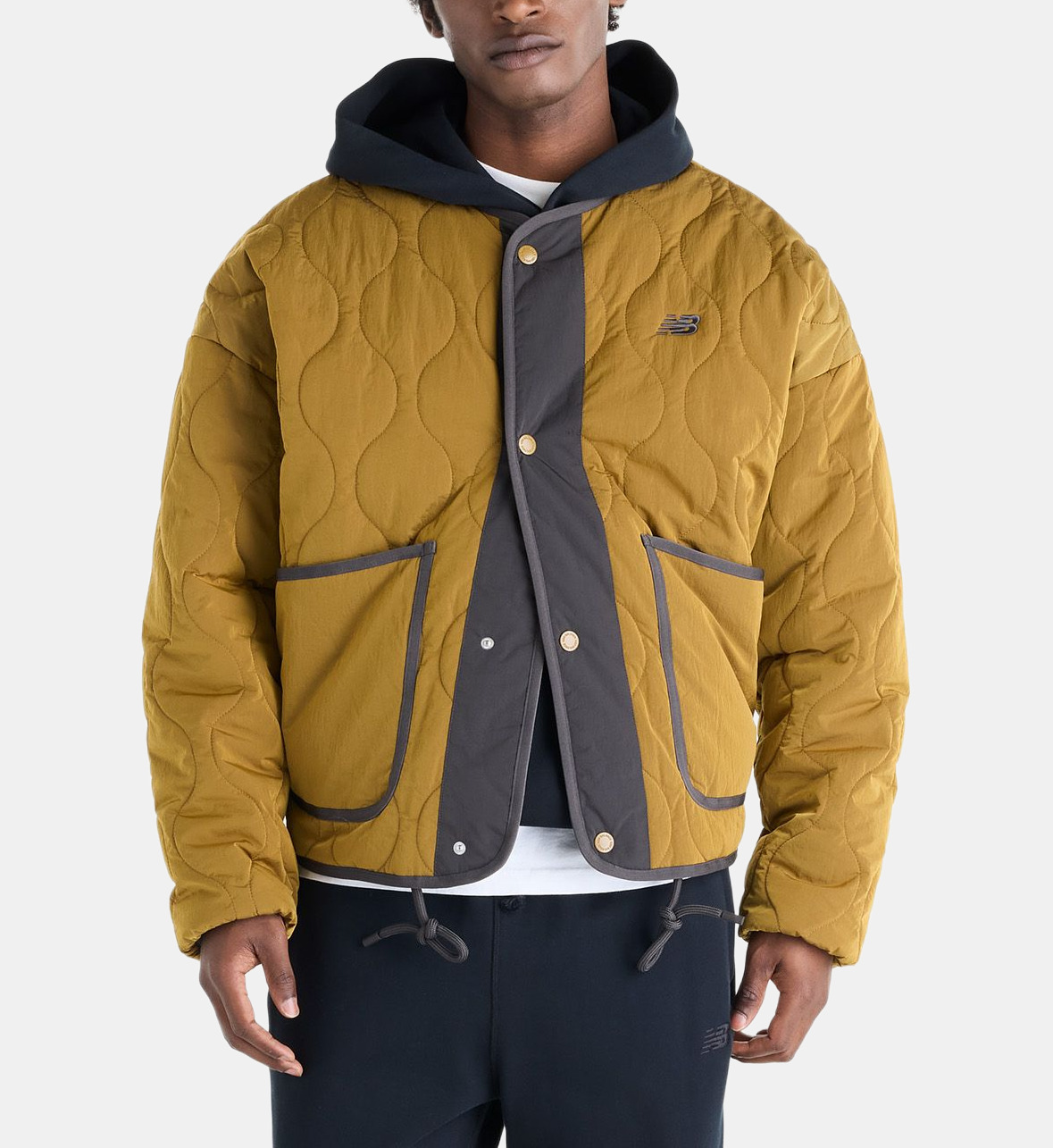 NEW BALANCE 퀼팅 보머 자켓