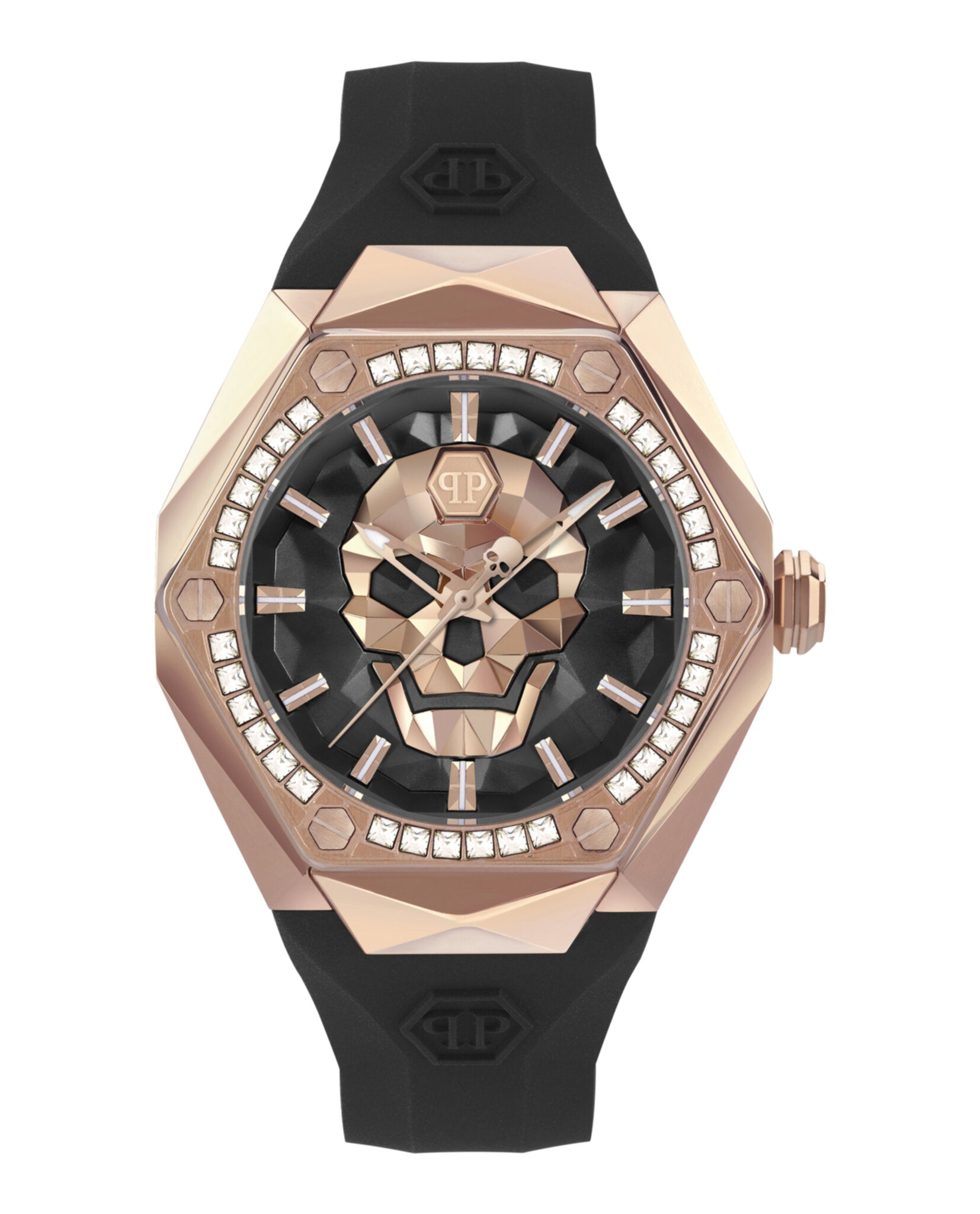 PHILIPP PLEIN 플레인 크로노 로얄 실리콘 시계