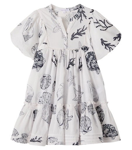 Poupette St Barth Kids 크루즈 프린트 드레스