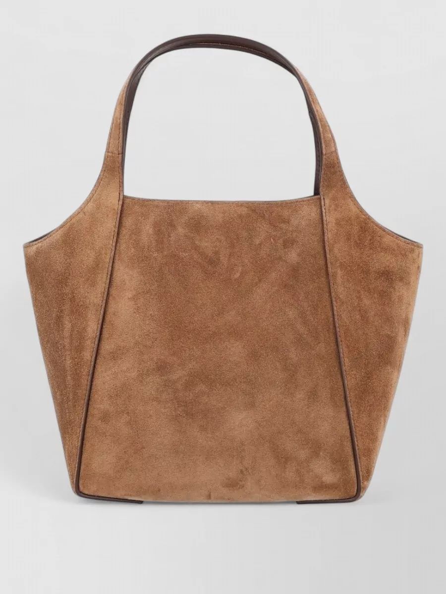 BRUNELLO CUCINELLI 스몰 스웨이드 토트백