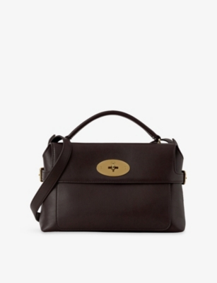 MULBERRY 스티비 소프트 가죽 탑 핸들 숄더백