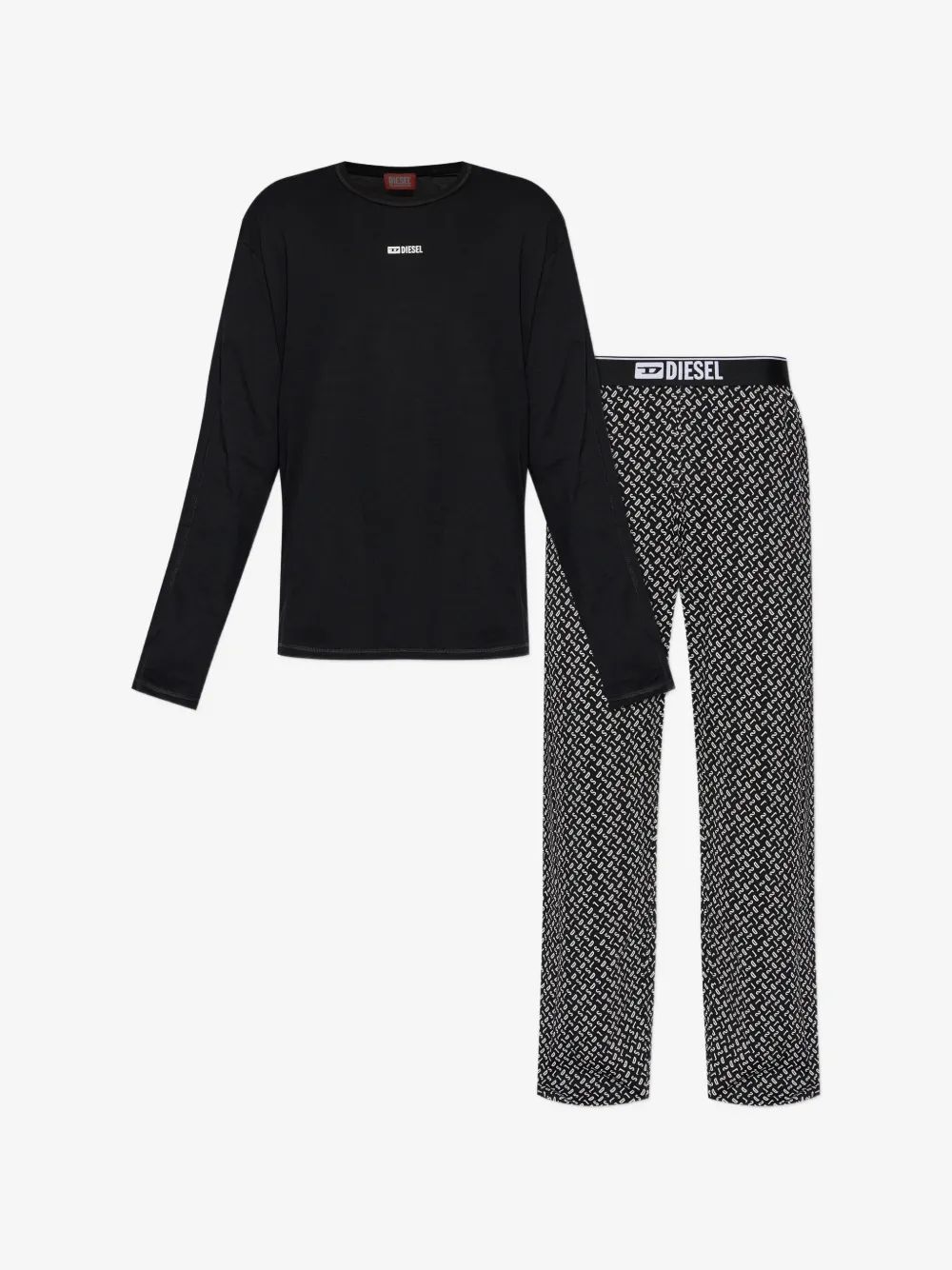 DIESEL 로고 프린트 파자마