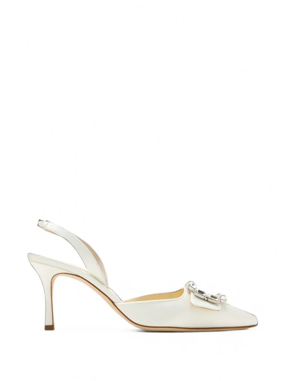 Manolo Blahnik 메이주슬리 크리스탈 버클 펌프스
