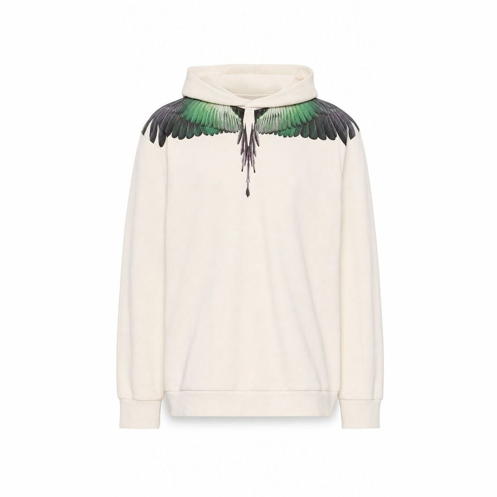 Marcelo Burlon Kids 윙 패턴 후드티