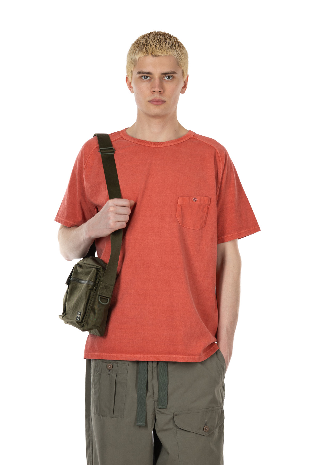 Nigel Cabourn 5.6oz 기본 티셔츠 피그먼트
