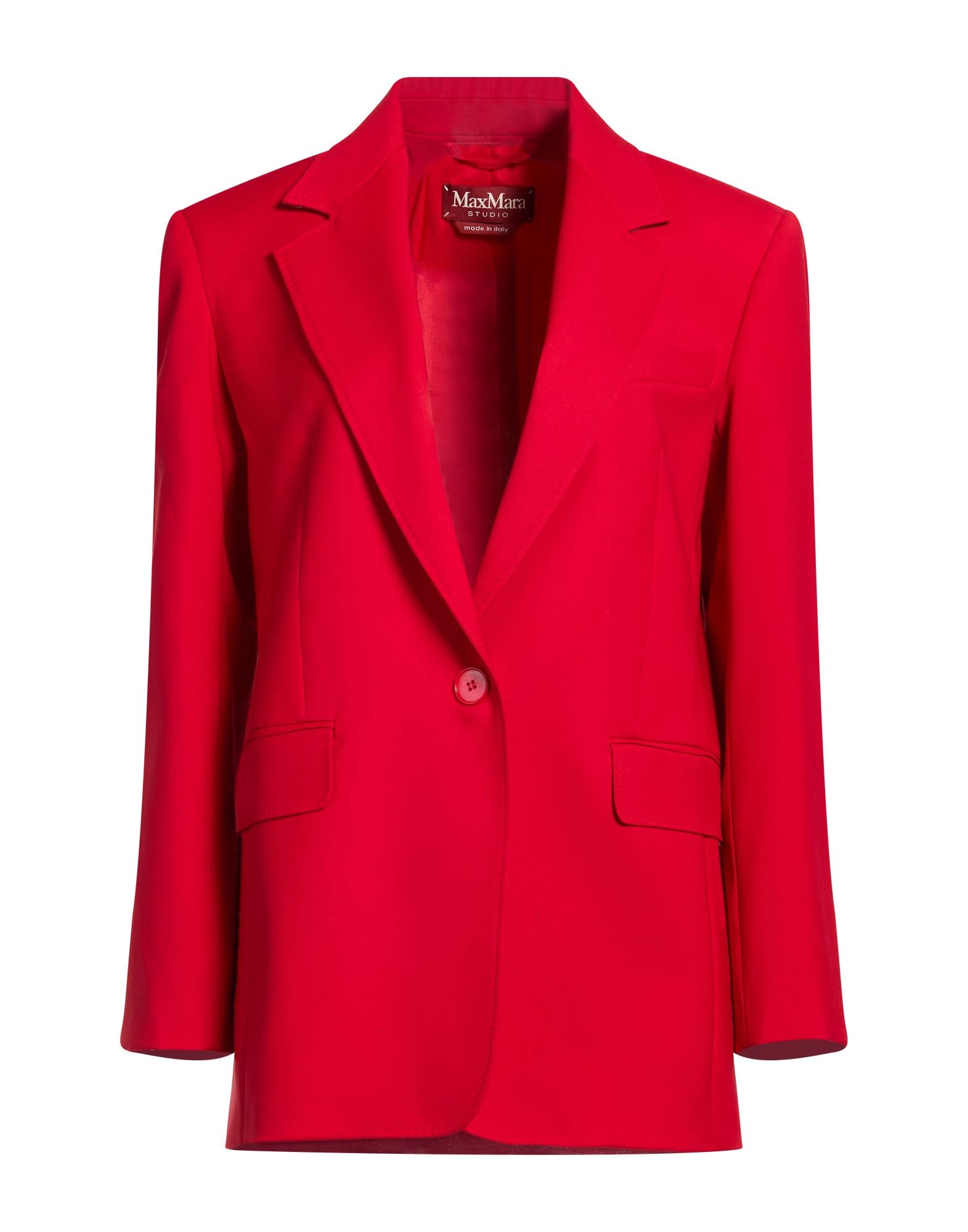 MAX MARA STUDIO 솔리드 컬러 블레이저
