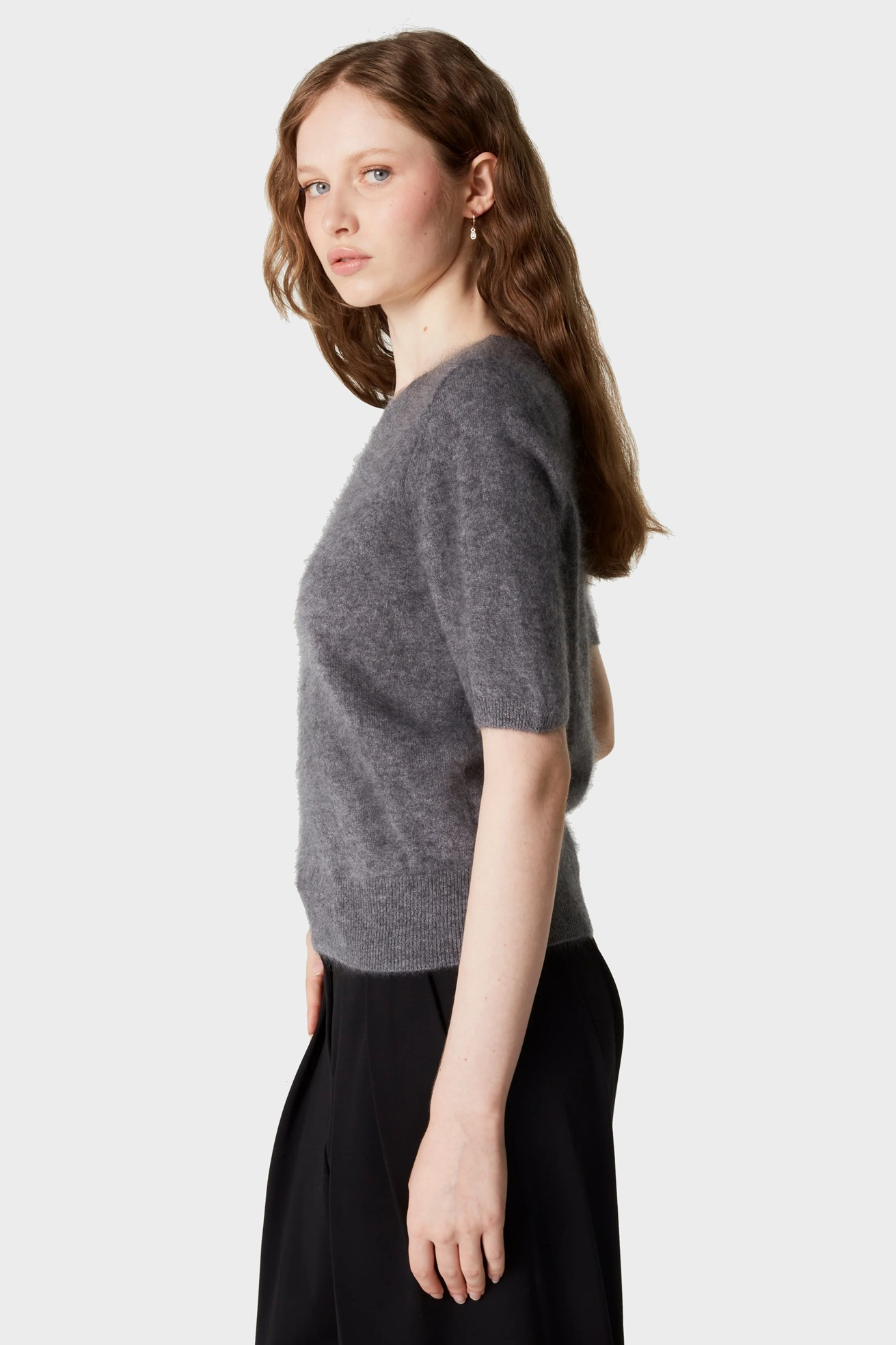 ABSOLUT CASHMERE 브러시드 캐시미어 티셔츠