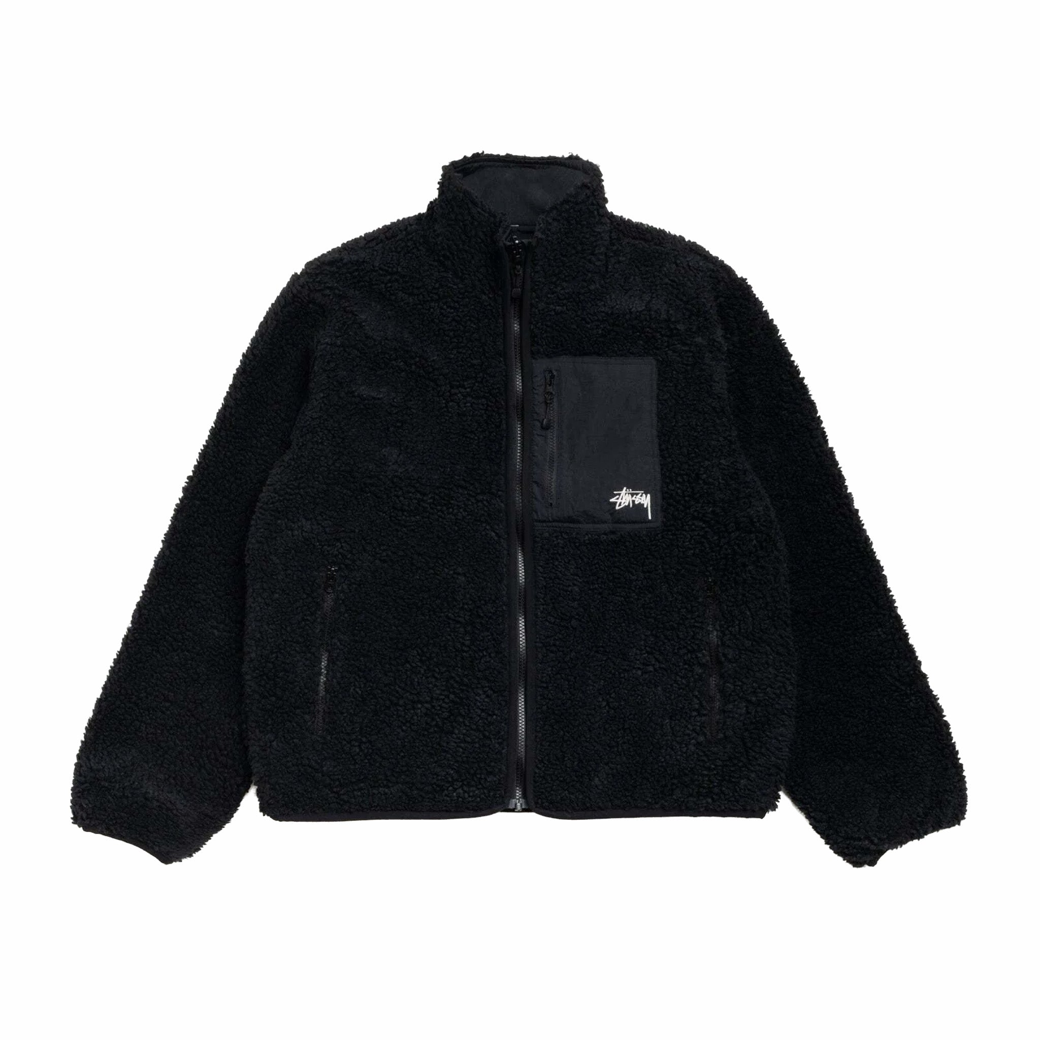 STUSSY 스투시 셔파 리버서블 자켓