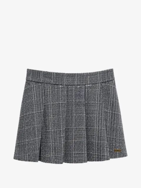 Pinko Kids 프린스 오브 웨일즈 체크 주름 치마