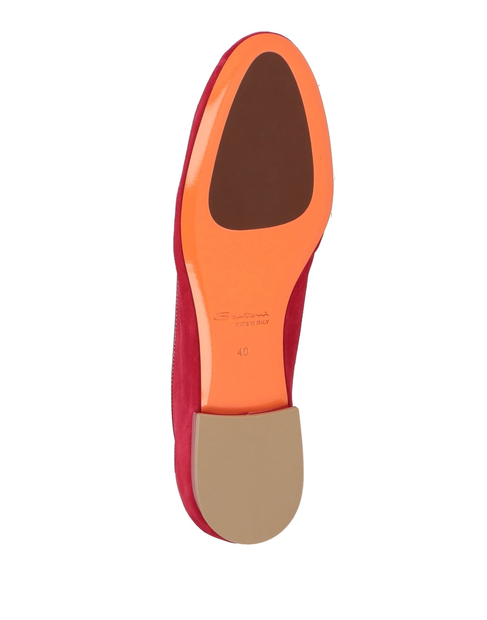 SANTONI 장식 디테일 발레리나 플랫